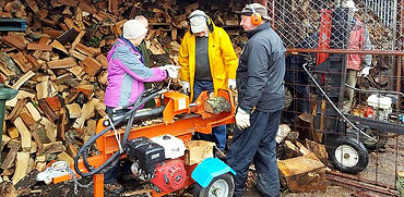 Tokoroa City Lions pensioner firewood site